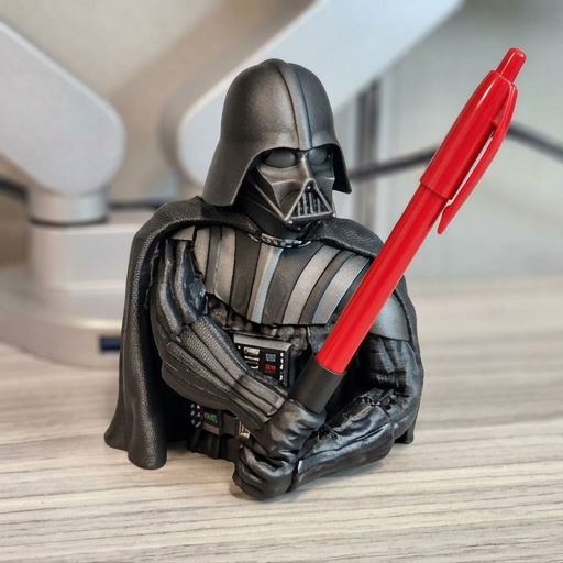 Vader Pen Holder Figure - Unique Office Gift for Every Fan, Christmas Gift for Man