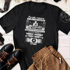 People Assume That Wibbly Wobbly Timey Wimey Stuff With Custom Gallifreyan Name Printed Shirt - Sci-fi Movie Personalized Shirt
