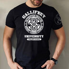 Gallifrey University With Custom Gallifreyan Name Printed Shirt - Sci-fi Movie Personalized Shirt