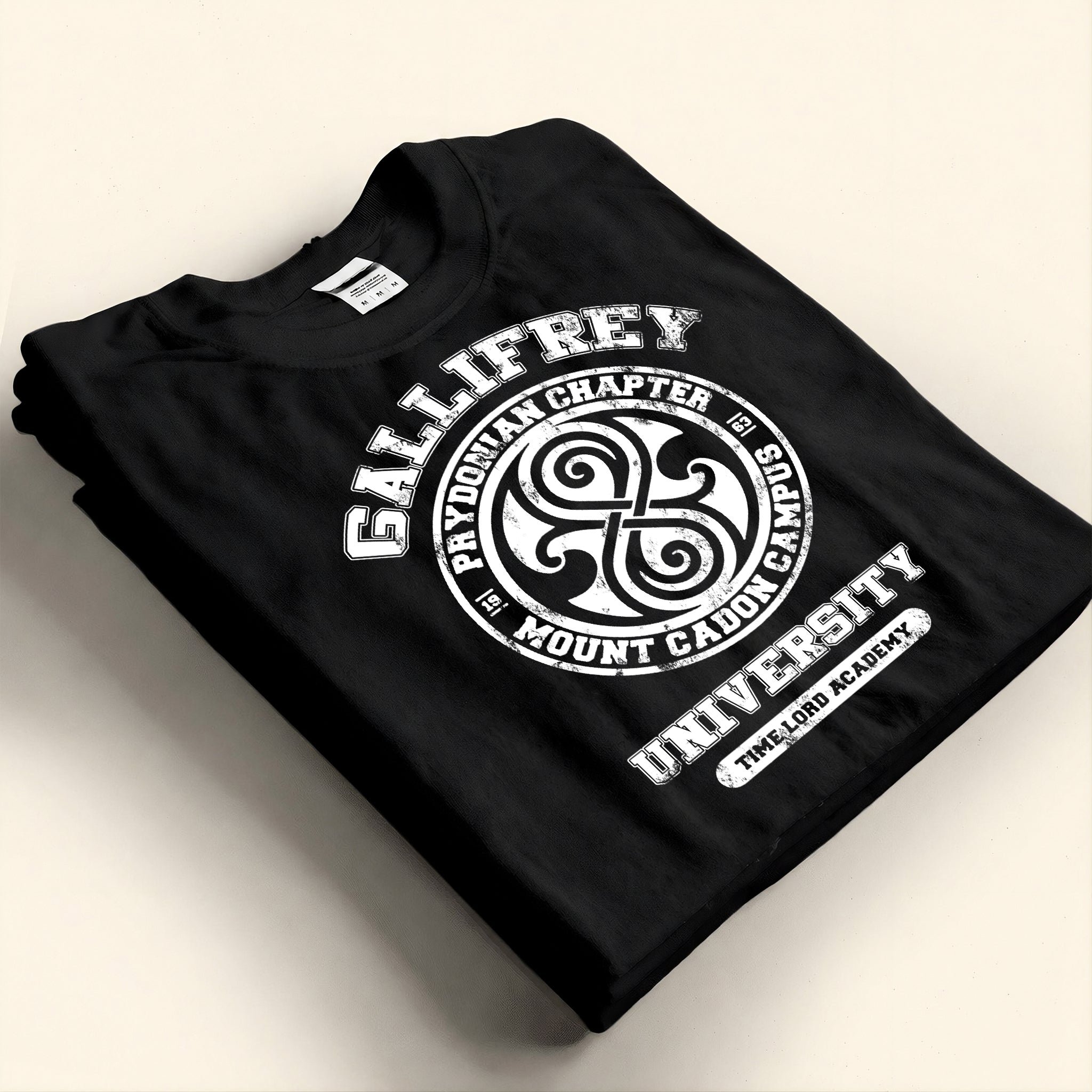 Gallifrey University With Custom Gallifreyan Name Printed Shirt - Sci-fi Movie Personalized Shirt