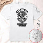 Gallifrey University With Custom Gallifreyan Name Printed Shirt - Sci-fi Movie Personalized Shirt