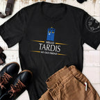Hello Tardis My Old Friend With Custom Gallifreyan Name Printed Shirt - Sci-fi Movie Personalized Shirt