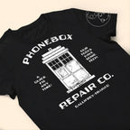 Phonebox Repair Co. With Custom Gallifreyan Name Printed Shirt - Sci-fi Movie Personalized Shirt