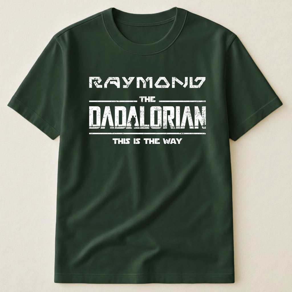 Name In Aurebesh Dadalorian Star Wars Shirt - Personalized Shirt