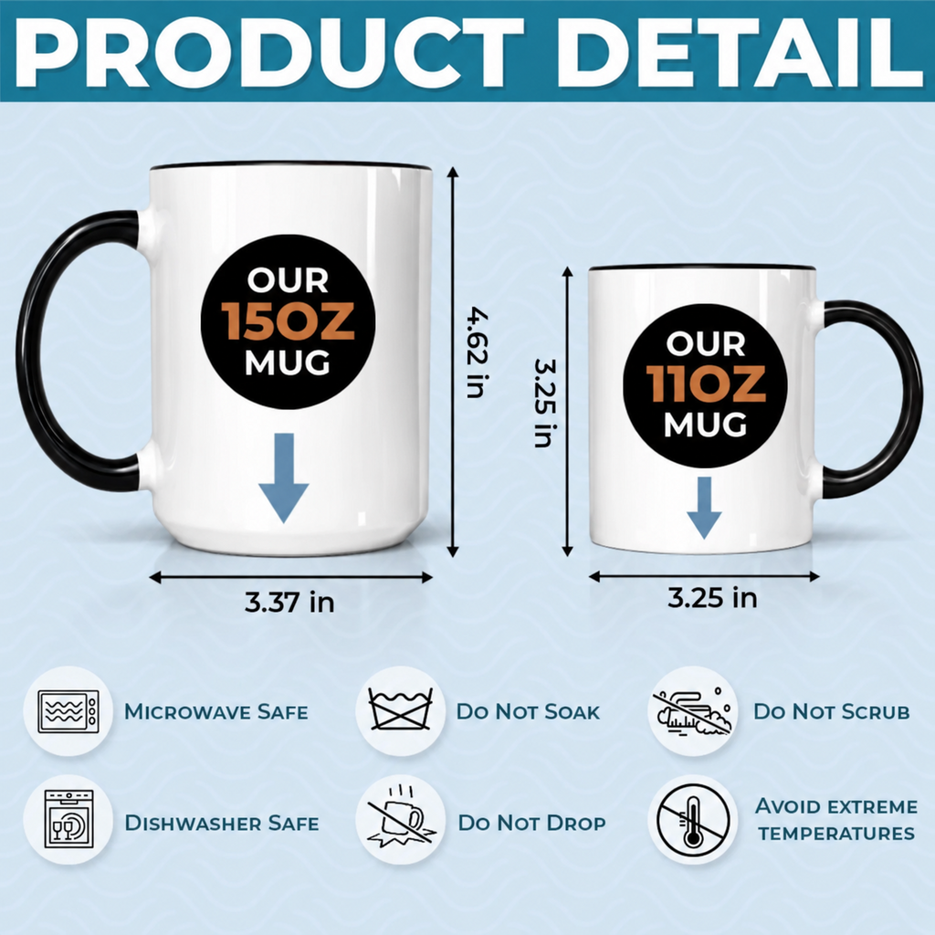 As You Wish Funny Accent Mug - Princess Bride Edge-to-Edge Printed Two-Tone Mug