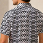 Empire & Rebel Pattern Hawaiian Shirt with Pocket - Galactic Button Down Shirt