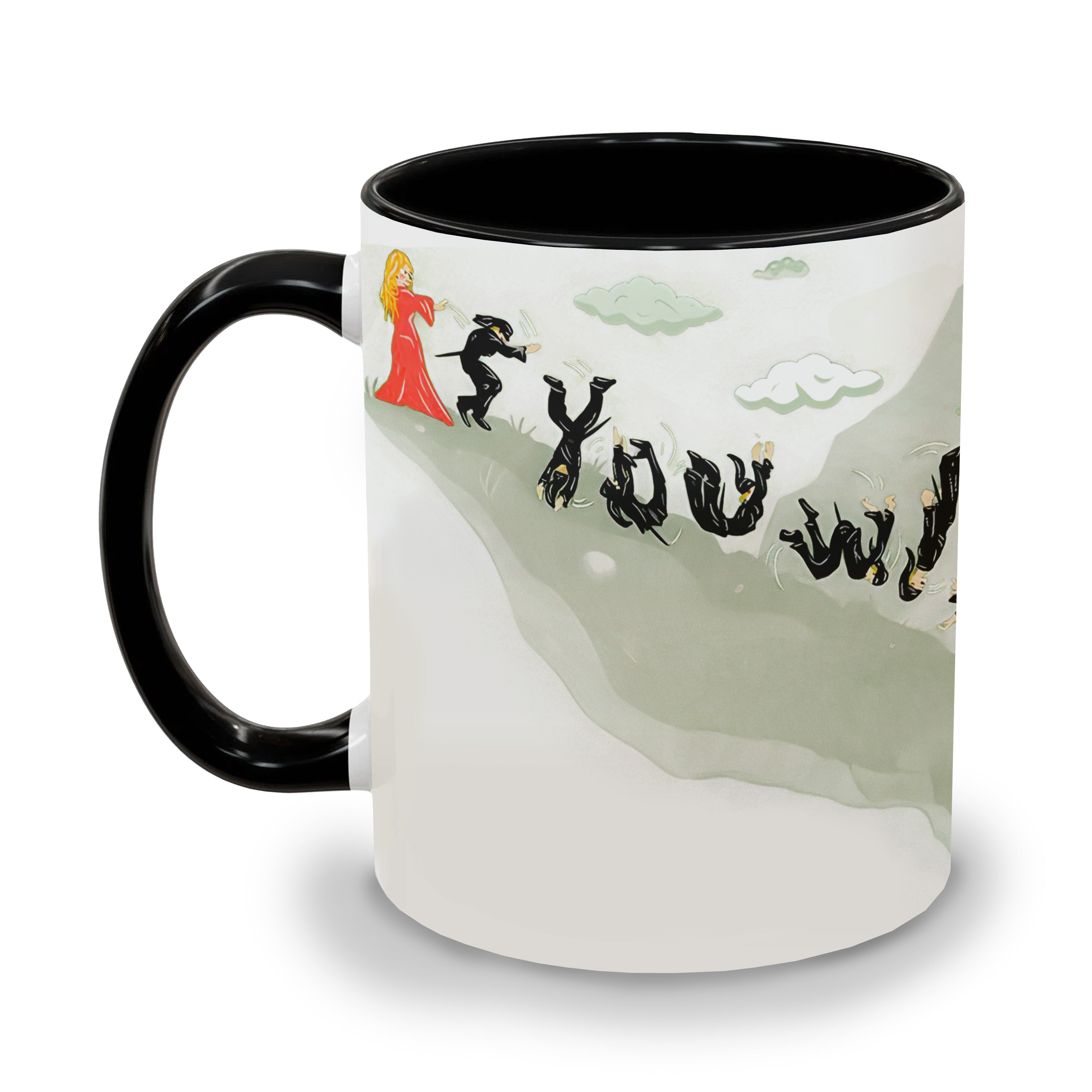 As You Wish Funny Accent Mug - Princess Bride Edge-to-Edge Printed Two-Tone Mug