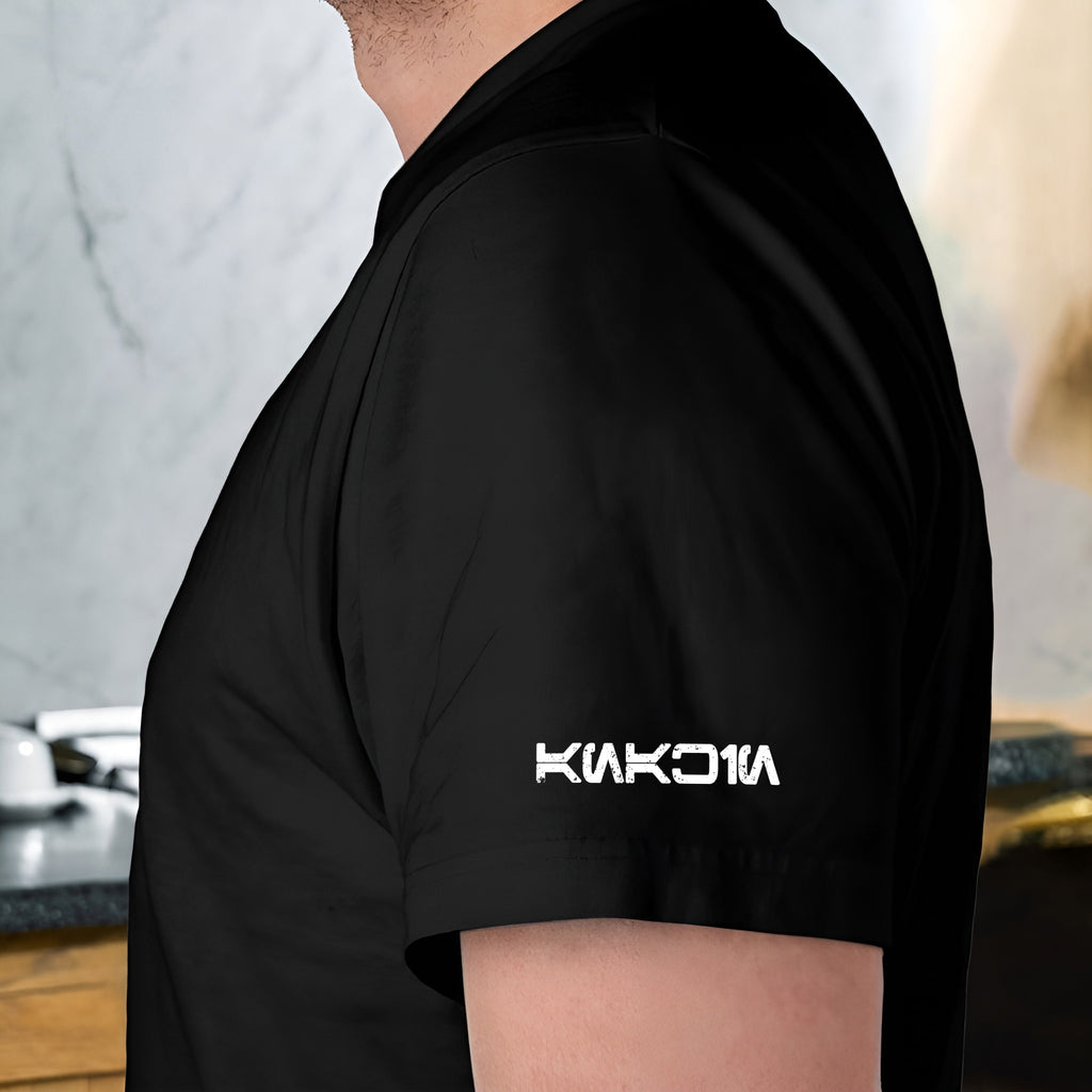 Sith Happens With Custom Name in Aurebesh/Mando'a Sleeve Printed Shirt - Personalized Shirt and Sleeve