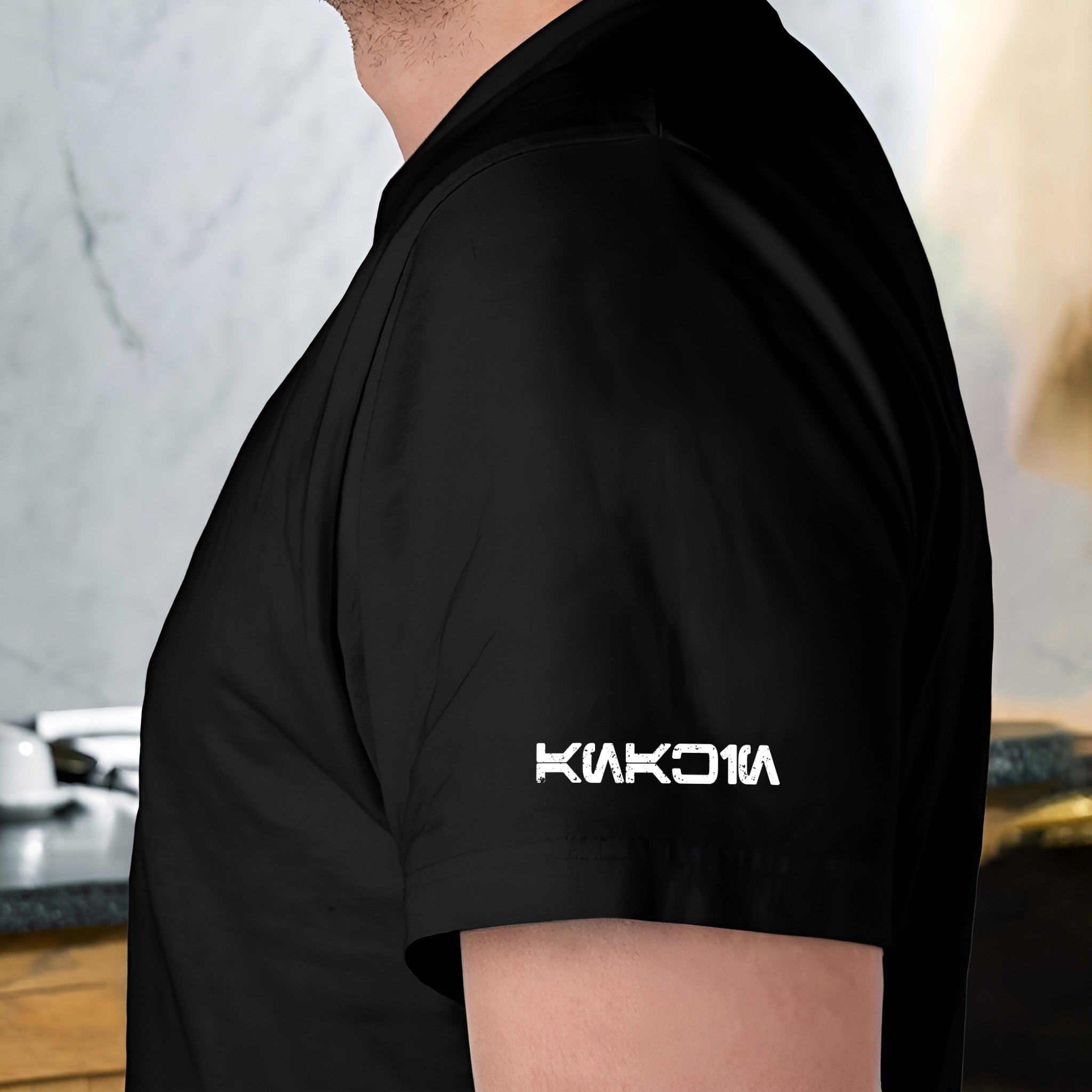 Sith Happens With Custom Name in Aurebesh/Mando'a Sleeve Printed Shirt - Personalized Shirt and Sleeve