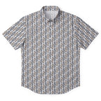 Galactic R2-D2 BB-8 Pattern Hawaiian Shirt with Pocket - Galactic Button Down Shirt