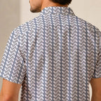 Galactic R2-D2 BB-8 Head Pattern Hawaiian Shirt with Pocket - Galactic Button Down Shirt