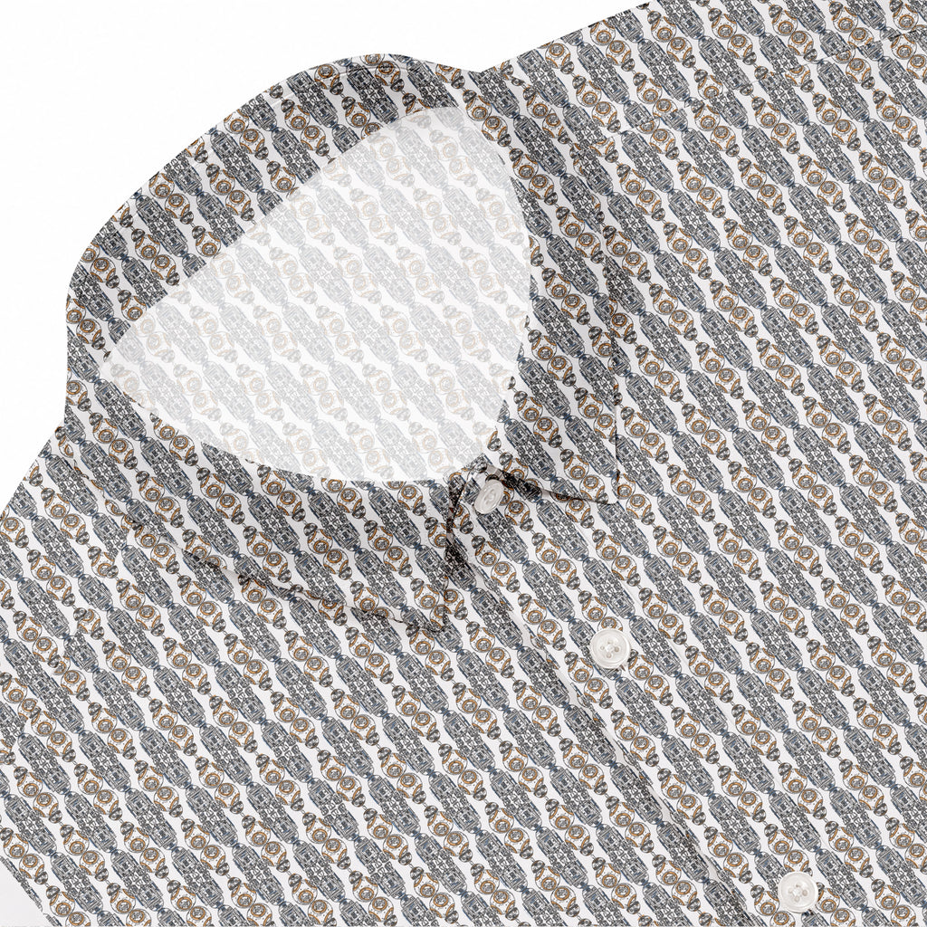 Star Wars R2-D2 BB-8 Pattern Hawaiian Shirt with Pocket - Star Wars Button Down Shirt