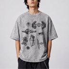 TIE Fighter Schematic Wash Tee - Galactic Vintage Wash T-shirt