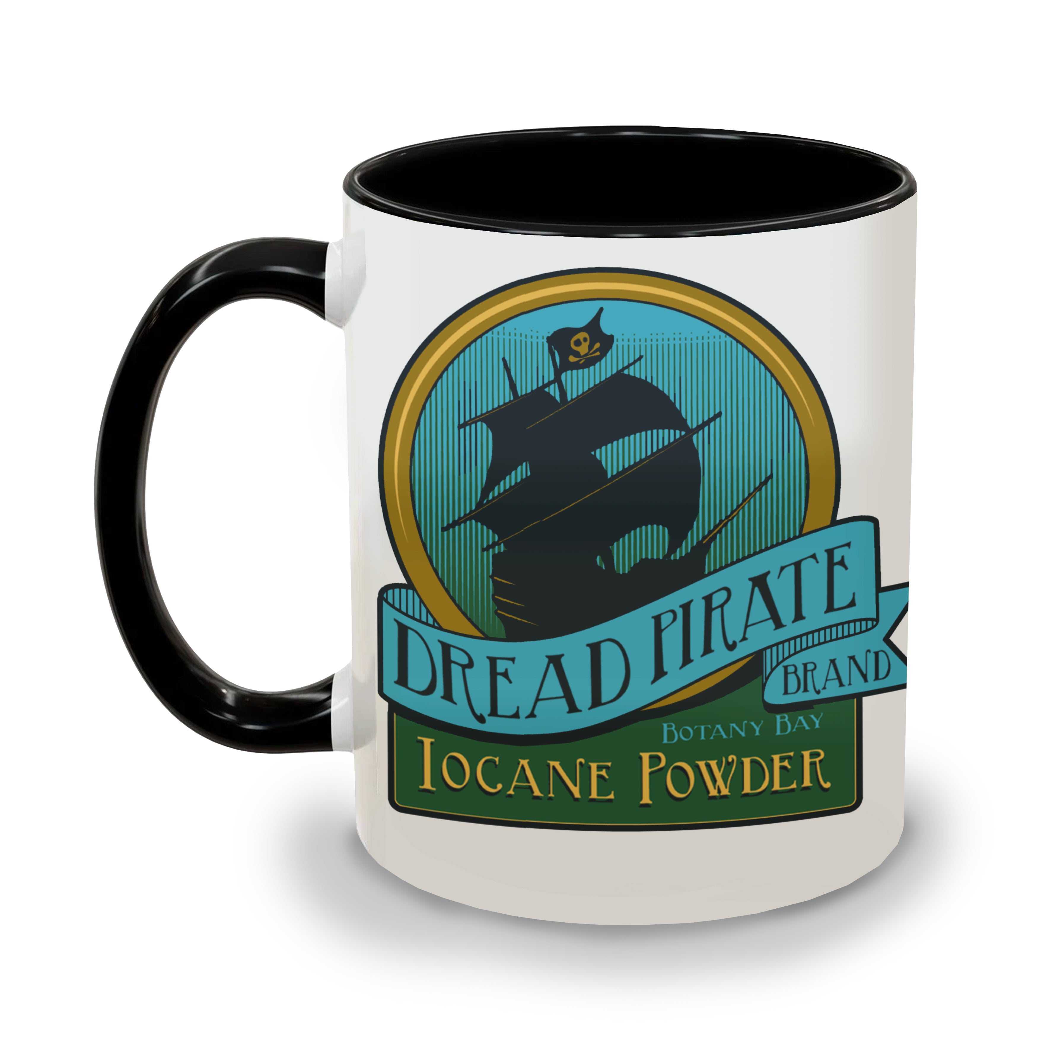 Iocane Powder Funny Accent Mug - Princess Bride Edge-to-Edge Printed Two-Tone Mug